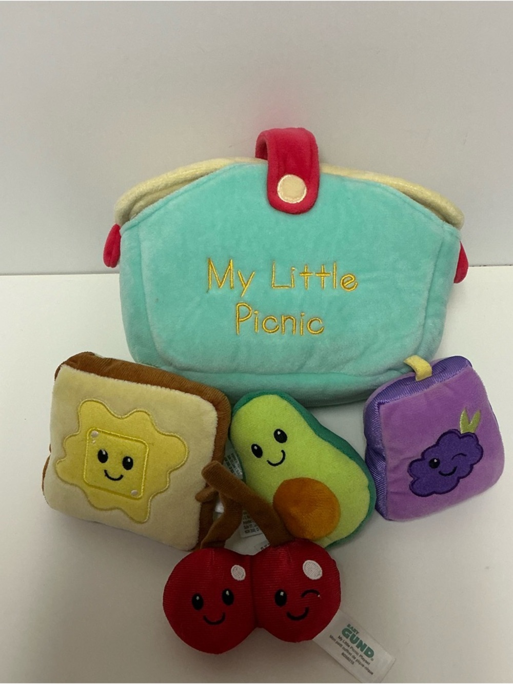 GUND My Little Picnic Plush Playset